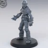 Miniature<Bandit With Dagger - Miniature Marvels: Airplane Models & Painted Dice