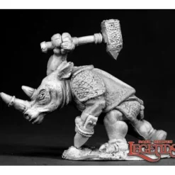 Miniature<Barak, Rhino Man: Dark Heaven Legends RPR 03020 - Miniature Marvels: Airplane Models & Painted Dice