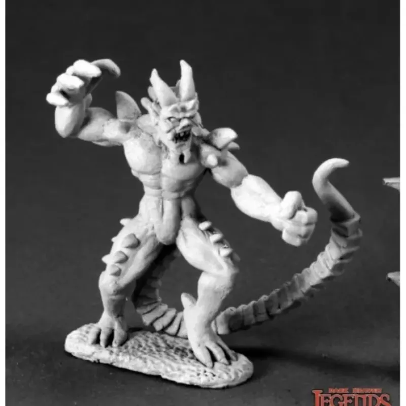 Miniature<Barbed Devil: Dark Heaven Legends RPR 03574 - Miniature Marvels: Airplane Models & Painted Dice