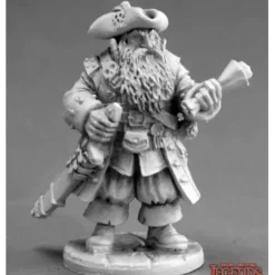 Miniature<Barnabus Frost, Pirate Captain: Dark Heaven Legends RPR 03646 - Miniature Marvels: Airplane Models & Painted Dice