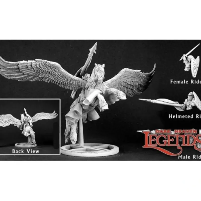 Miniature<Barros & Tempest, Paladin on Peguasus: Dark Heaven Legends RPR 03096 - Miniature Marvels: Airplane Models & Painted Dice