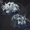 Miniature<Bats - Miniature Marvels: Airplane Models & Painted Dice