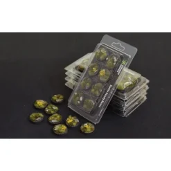 Shop All*Battle Ready Bases - Highland: Round 32mm (x8) LTG GSG-GGB-HLR32 - Miniature Marvels: Airplane Models & Painted Dice