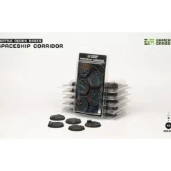 Shop All*Battle Ready Bases - Spaceship Corridor: Round 40mm (x5) LTG GSG-GGB-SPR40 - Miniature Marvels: Airplane Models & Painted Dice