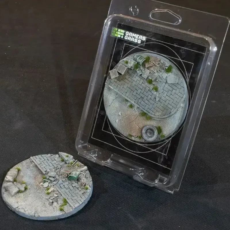 Shop All*Battle Ready Bases - Urban Warfare: Round 100mm (x1) LTG GSG-GGB-UWR100 - Miniature Marvels: Airplane Models & Painted Dice