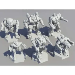 Shop All*BATTLETECH Mini Force Pack: Comstar Battle Level II - Miniature Marvels: Airplane Models & Painted Dice