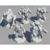 Shop All*BATTLETECH Mini Force Pack: Clan Heavy Star - Miniature Marvels: Airplane Models & Painted Dice