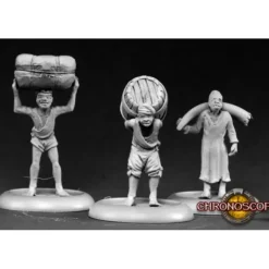 Miniature<Bearers and Porters (3): Chronoscope RPR 50102 - Miniature Marvels: Airplane Models & Painted Dice