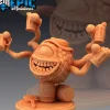 Miniature<Beer Holding Eye Terror - Miniature Marvels: Airplane Models & Painted Dice