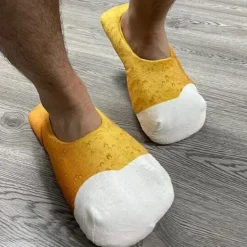 Egpull<BEER SLIPPERS - Comfy Pints Funny GaG Joke Novelty Drinking Gift - SIZE MEDIUM - Miniature Marvels: Airplane Models & Painted Dice