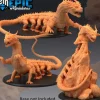 Miniature<Behir - Miniature Marvels: Airplane Models & Painted Dice