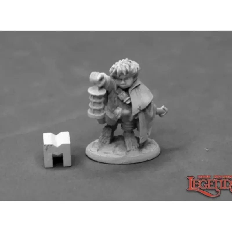 Miniature<Bergamot, Halfling Rogue: Dark Heaven Legends RPR 03917 - Miniature Marvels: Airplane Models & Painted Dice