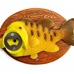 Egpull<Big Mouth Mounted Trophy Fish Beer Bottle Opener - Funny Fishing GaG Party Joke - Miniature Marvels: Airplane Models & Painted Dice