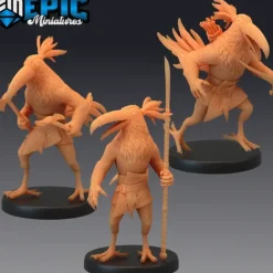 Miniature<Birdfolk Toucans - Miniature Marvels: Airplane Models & Painted Dice
