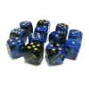 Dice<Black- Grey with Green: Gemini 36d6 12mm Dice Block CHX 26845 - Miniature Marvels: Airplane Models & Painted Dice