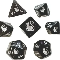 Shop All*Black Oak Workshop - Kitty Clacks - Sirius 7 Set of Dice - Miniature Marvels: Airplane Models & Painted Dice