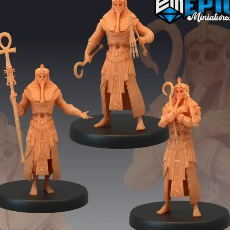 Miniature<Black Pharaohs - Miniature Marvels: Airplane Models & Painted Dice