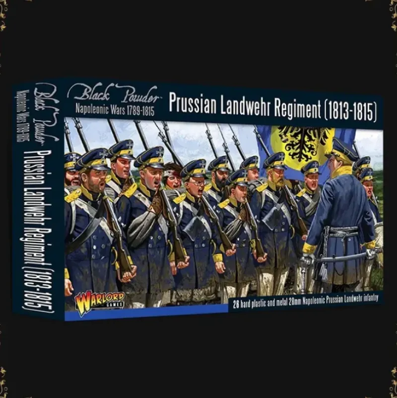 Shop All*Black Powder - Napoleonic Prussians: Prussian Landwehr Regiment (1813-1815) - Miniature Marvels: Airplane Models & Painted Dice