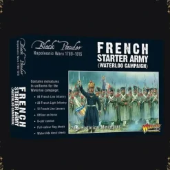 Shop All*Black Powder - Napoleonic French: French Starter Army (Waterloo Campaign) - Miniature Marvels: Airplane Models & Painted Dice