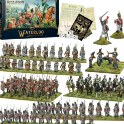 Shop All*Black Powder - Waterloo: 2nd Edition Starter Set - Miniature Marvels: Airplane Models & Painted Dice