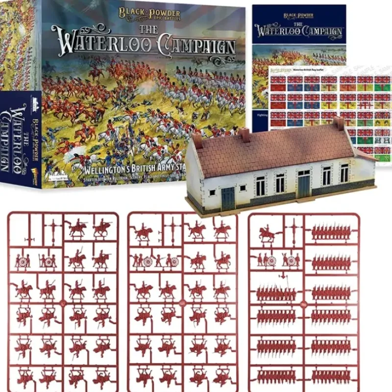 Shop All*Black Powder Epic Battles - Waterloo: Wellington's British Army Starter Set - Miniature Marvels: Airplane Models & Painted Dice