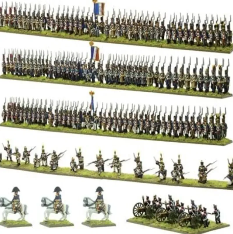 Shop All*Black Powder Epic Battles - Waterloo: French Infantry Brigade - Miniature Marvels: Airplane Models & Painted Dice