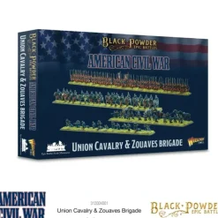 Shop All*Black Powder Epic Battles - American Civil War: Union Cavalry & Zouaves Brigade - Miniature Marvels: Airplane Models & Painted Dice