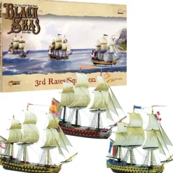 Shop All*Black Seas - All Fleets: 3rd Rates Squadron (1770 - 1830) - Miniature Marvels: Airplane Models & Painted Dice