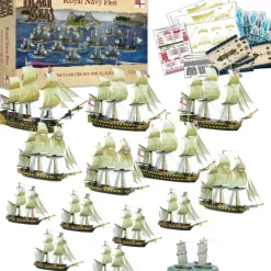 Shop All*Black Seas - Royal Navy: Royal Navy Fleet (1770 - 1830) - Miniature Marvels: Airplane Models & Painted Dice