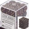 Dice<Black with Gol: Opaque 36d6 12mm Dice Block CHX 25828 - Miniature Marvels: Airplane Models & Painted Dice
