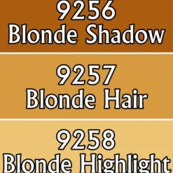 Paint<Blonde Hair Triad: MSP Triads RPR 09786 - Miniature Marvels: Airplane Models & Painted Dice