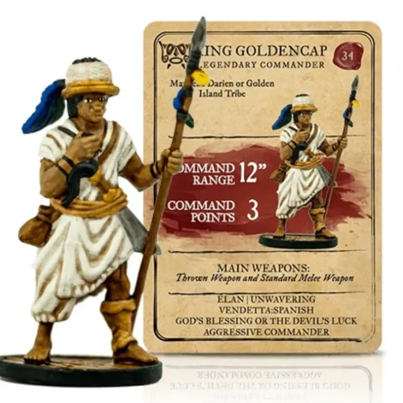 Shop All*Blood & Plunder: King Golden Cap FGD 0062 - Miniature Marvels: Airplane Models & Painted Dice