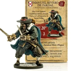 Shop All*Blood & Plunder: Legendary Figures - Manuel Rivero de Pardal FGD 0027 - Miniature Marvels: Airplane Models & Painted Dice