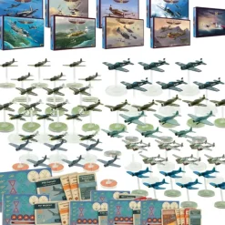 Shop All*Blood Red Skies - US Air Force Bundle - Miniature Marvels: Airplane Models & Painted Dice