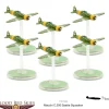 Shop All*Blood Red Skies: Macchi C.200 Saetta Squadron - Miniature Marvels: Airplane Models & Painted Dice