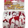 Egpull<BLOODY Toilet Paper Roll - Halloween Party Bathroom Blood GaG Joke Horror Prank - Miniature Marvels: Airplane Models & Painted Dice