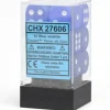 Dice<Blue / White: Frosted 12d6 16mm Dice Set CHX 27606 - Miniature Marvels: Airplane Models & Painted Dice
