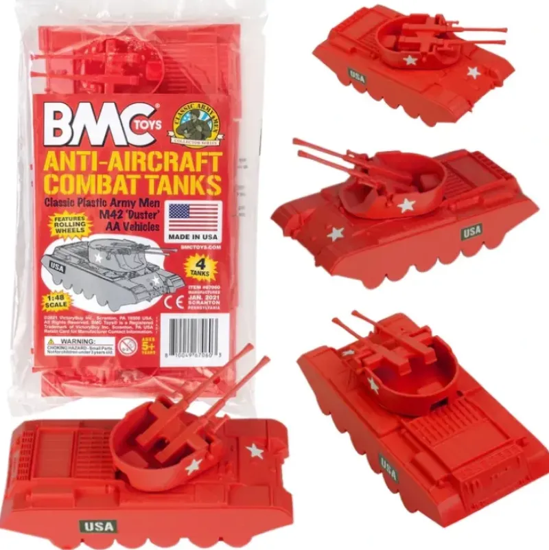 Airplane Model*BMC Toys 67060 Classic Payton Anti-Aircraft Tanks - Miniature Marvels: Airplane Models & Painted Dice