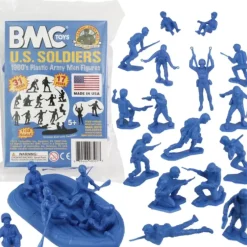 Airplane Model*BMC Toys 48507 Plastic WWII Army Men US Soldiers - Miniature Marvels: Airplane Models & Painted Dice