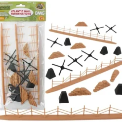 Airplane Model*BMC Toys 99999 WWII Atlantic Wall Fortifications - Miniature Marvels: Airplane Models & Painted Dice