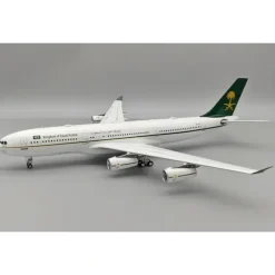 Airplane Model*B-Models B-342-124 1:200 Saudi Arabia Government Airbus A340-213 HZ-124 - Miniature Marvels: Airplane Models & Painted Dice