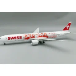 Airplane Model*B-Models B-773-JNA 1:200 Swiss International Air Lines Boeing 777-3DE/ER HB-JNA - Miniature Marvels: Airplane Models & Painted Dice