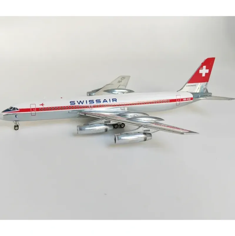 Airplane Model*B-Models B-990-SR-CB Swissair Convair CV-990A Coronado (30A-6) HB-ICB - Miniature Marvels: Airplane Models & Painted Dice