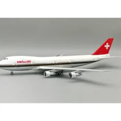 Airplane Model*B-Models B-742-SR-IGB 1:200 Swissair Boeing 747-257B HB-IGB - Miniature Marvels: Airplane Models & Painted Dice