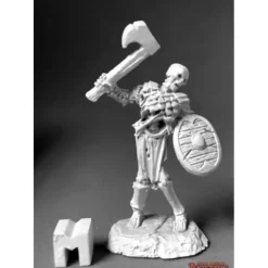 Miniature<Bog Skeleton (Axe & Shield): Dark Heaven Legends RPR 03901 - Miniature Marvels: Airplane Models & Painted Dice
