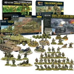 Shop All*Bolt Action - Fallschirmjger Army Bundle - Miniature Marvels: Airplane Models & Painted Dice
