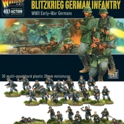 Shop All*Bolt Action - Germany: Blitzkrieg German Infantry Set + Digital Guide: Battle of France - Miniature Marvels: Airplane Models & Painted Dice