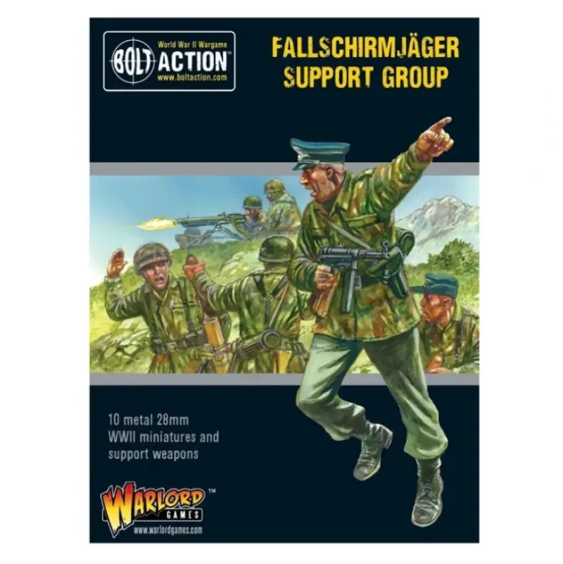 Shop All*Bolt Action - Germany: Fallschirmjager Support Group - Miniature Marvels: Airplane Models & Painted Dice