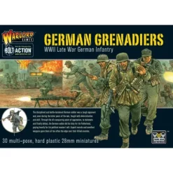 Shop All*Bolt Action - Germany: German Grenadiers Set + Digital Guide: Fortress Budapest - Miniature Marvels: Airplane Models & Painted Dice