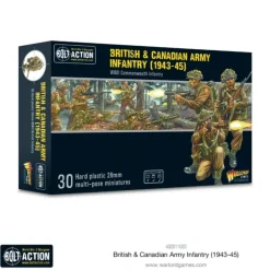 Shop All*Bolt Action - Great Britain: British & Canadian Army infantry (1943-45) - Miniature Marvels: Airplane Models & Painted Dice